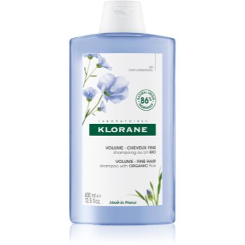 Klorane Flax Fiber Bio Sampon pentru par fin, moale - imagine 2
